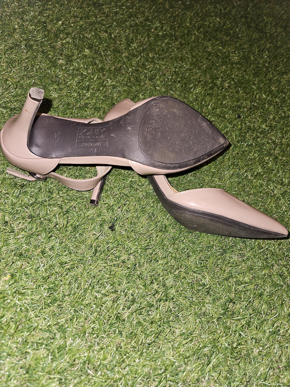 Jones New York Blush Pointed-Toe Ankle-Strap Heels - Picture 2 of 2
